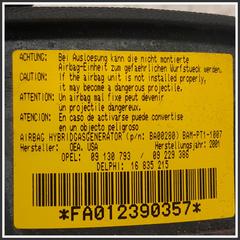 Immagine di Airbag OPEL Corsa C