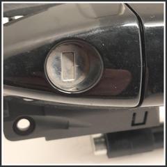 Immagine di Maniglia porta est. IMPUGNATURA MANIGLIA ESTERNA (NERA) PORTA EVO3/E | sx. | ant.