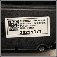 Immagine di Modulo comando riscaldamento / clima FRONTALINO |  | 