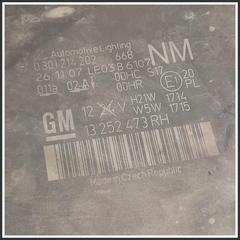 Immagine di Sede proiettore O:SEMIFRON AN | dx. | ant.