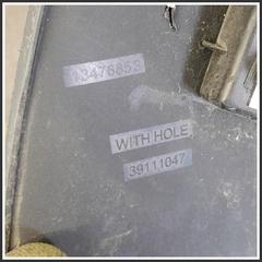 Immagine di Modanatura paracolpi passaruota PROFILO | dx. | ant.