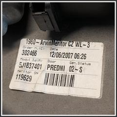 Immagine di Meccanismi Alzavetro ant. sx SKODA Fabia 542 5J4837401