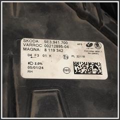 Immagine di Fanaleria Fendinebbia ant. dx. SKODA Octavia NX3 5E3941700