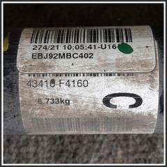 Immagine di Semiasse Anteriore Destro 2ZR 43410F4161 EBJ92MBC402 TOYOTA C-HR I