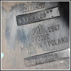 Immagine di Fanale Posteriore Sinistro  Alogeno 51705459 FIAT Panda II
