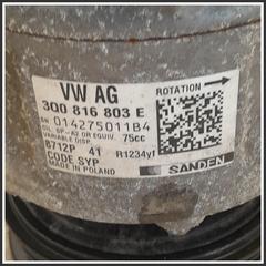 Immagine di Compressore Clima 5Q0820803P 3Q0816803E VOLKSWAGEN Polo VII