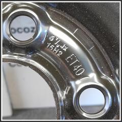 Immagine di Cerchio Singolo Ferro 15 Pollici 5.5J 5 X ET 40 VOLKSWAGEN Polo VII