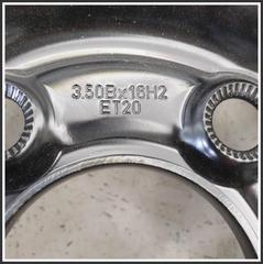 Immagine di Ruotino Di Scorta Ferro 16 Pollici 3.50B 5 X ET 20 MERCEDES Classe C W204