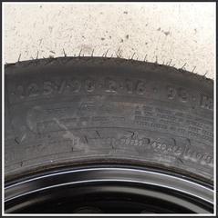 Immagine di Ruotino Di Scorta Ferro 16 Pollici 3.50B 5 X ET 20 MERCEDES Classe C W204