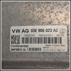 Immagine di Motore Iniezione ECU 03E906023AC 5WP40912 SKODA Fabia 545 SW