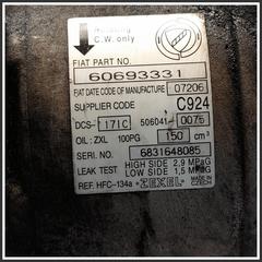 Immagine di Compressore Clima 50510966 60693331 ALFA ROMEO 159 Sportwagon