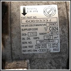 Immagine di Compressore Clima 50510966 6069333 ALFA ROMEO 159 Sportwagon