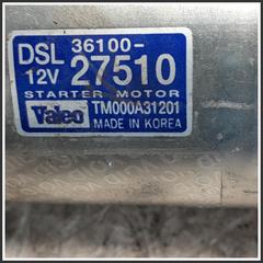 Immagine di Motorino Avviamento D3EA  3610027510 TM000A31201 HYUNDAI Getz I 1.5
