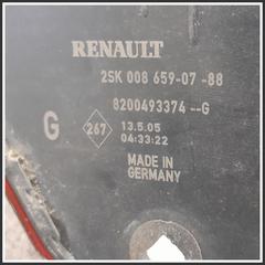 Immagine di Fanale Posteriore Sinistro  Alogeno RENAULT Scénic II 8200127704