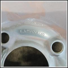 Immagine di Cerchi Ferro 15 Pollici 6.0J 4 X ET 40 RENAULT Clio IV