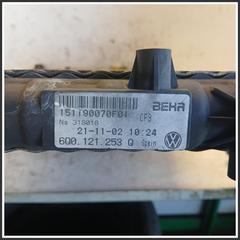Immagine di Radiatore Acqua Motore VOLKSWAGEN Polo IV 1.4 BBY 6Q0121253K 151190070F01
