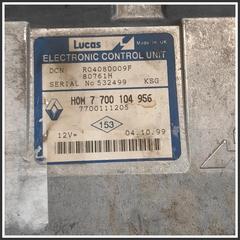 Immagine di Centralina Motore Iniezione ECU RENAULT Clio I 7700111205 HOM7700104956