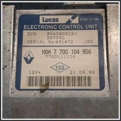 Immagine di Centralina Motore Iniezione ECU RENAULT Clio I 7700104956 H0M7700104956