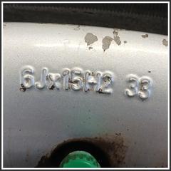 Immagine di Cerchi Lega 15 Pollici 6.0J 4 X ET . FIAT Punto II