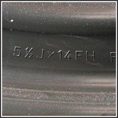Immagine di Cerchio Singolo Ferro 14 Pollici 5.5J 4 X ET 36 RENAULT Clio II