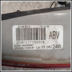 Immagine di Fanale Posteriore Sinistro  Alogeno OPEL Astra J SW 13282246
