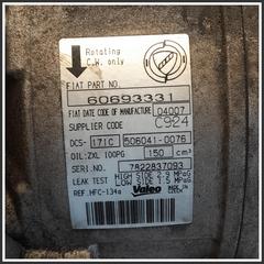 Immagine di Compressore Clima ALFA ROMEO 159 Sportwagon 50510966 60693331