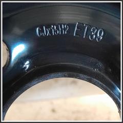 Immagine di Cerchio Singolo Ferro 15 Pollici 6.0J 4 X ET 39 OPEL Corsa D
