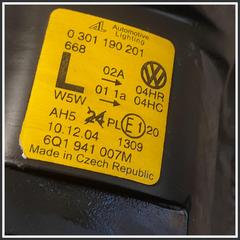 Immagine di Faro - Proiettore Anteriore Sinistro VOLKSWAGEN Polo V 6Q1941007AT 0301190201