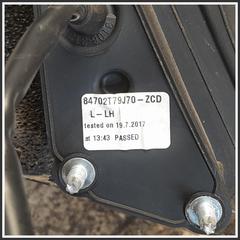 Immagine di Specchio Retrovisore Sinistro SUZUKI SX4 8470279J70ZCD 013929