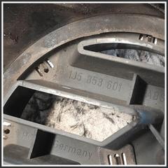 Immagine di Griglia Cofano Inferiore Paraurti Centrale VOLKSWAGEN Polo IV 6Q0853653C9B9 6Q0853651