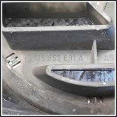 Immagine di Griglia Cofano Inferiore Paraurti Centrale VOLKSWAGEN Polo IV 6Q0853653C9B9 6Q0853651